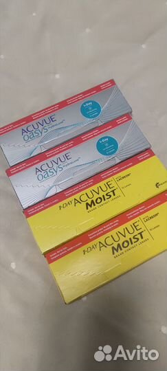 Линзы контактные однодневные acuvue