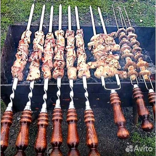 Набор шампуров шашлычный
