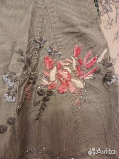 Юбочка monsoon англия вышивка стразы 6 лет