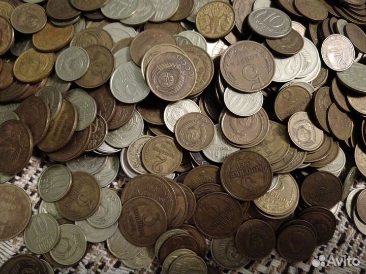 Монеты 1990х и 1980х годов