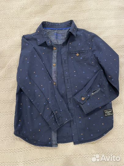 Рубашки, пиджак на мальчика 4-6 лет