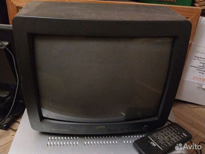 Телевизор jvc 14 дюймов рабочий с пультом