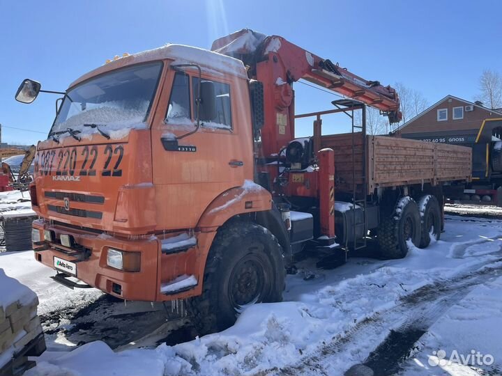 КАМАЗ 43118 с КМУ, 2016