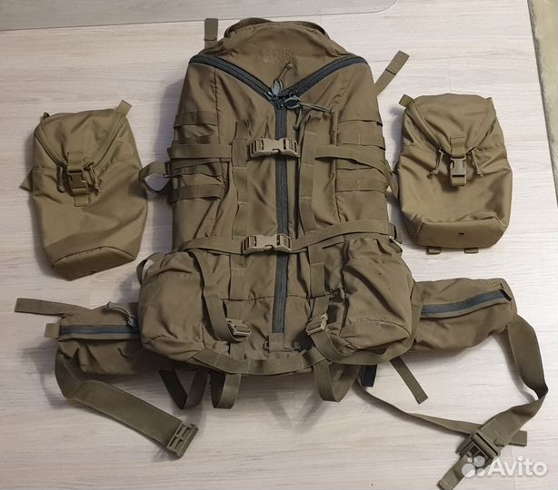 Рюк MysteryRanch 3zip BVS overload 54L + 2боковых