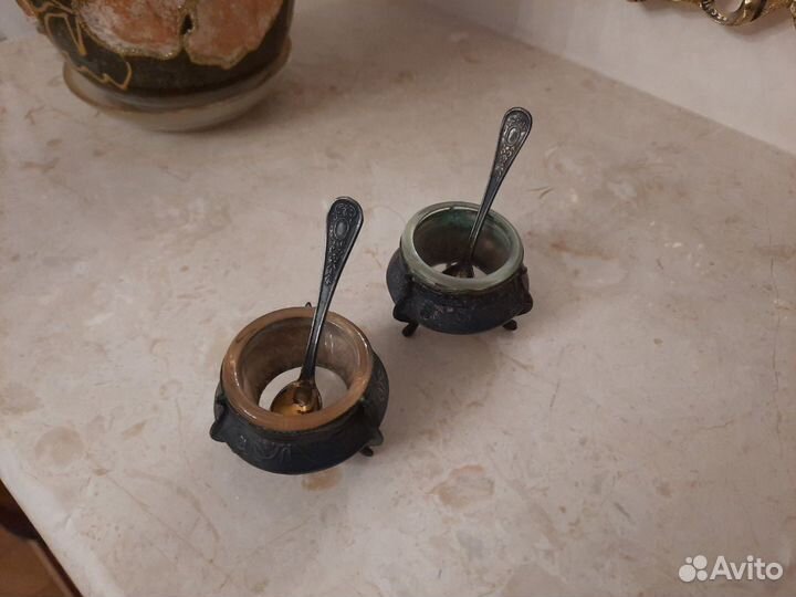 Солонка/Перечница/Горчичница СССР, 4шт