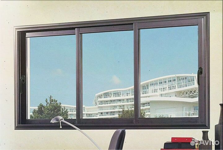 Окна алюминиевые