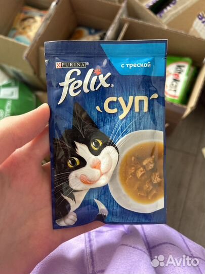 Корм для кошек феликс суп