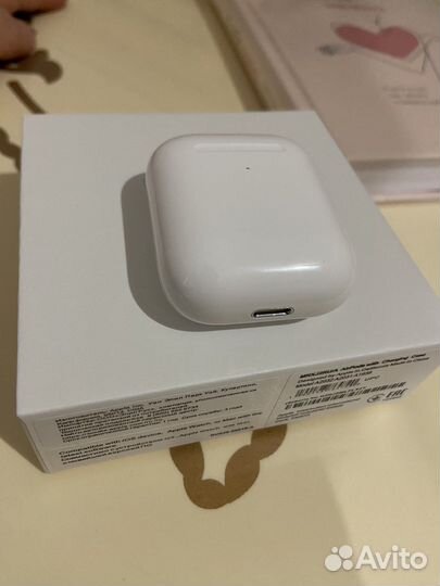 Наушники apple airpods 2 1:1 (Чехол в подарок)