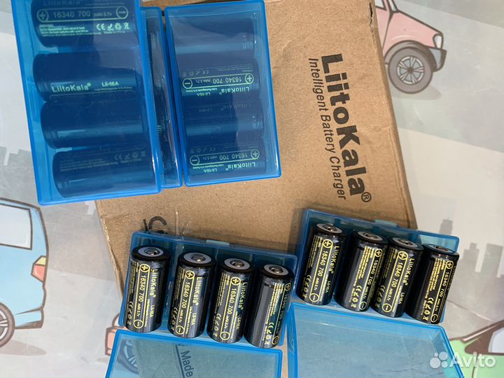 Аккумулятор 1 шт cr123,16340 Litokalla