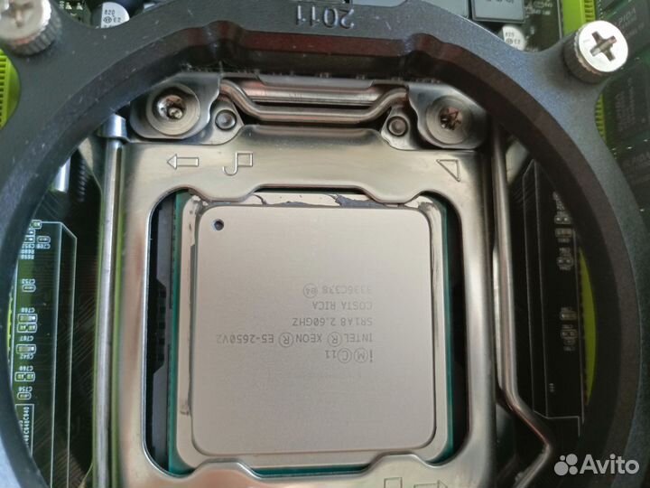 Комплект Xeon E5 2650v2 + Кулер 2 медные трубки