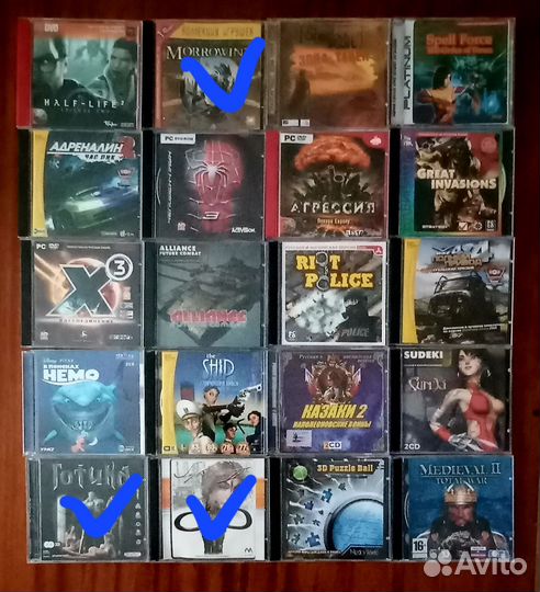 Компьютерные игры на дисках