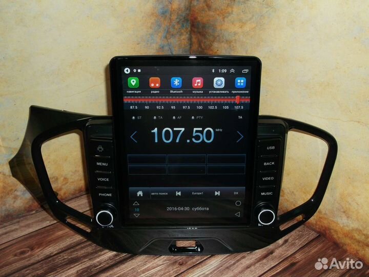 Магнитола LADA Vesta Android типа Tesla