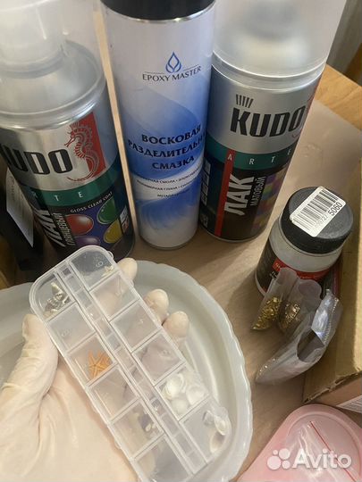 Набор для эпоксидной смолы б/у