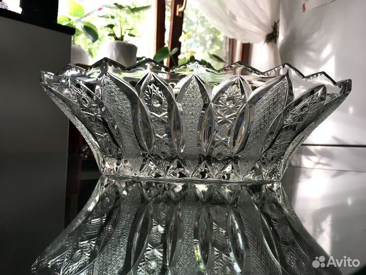 Ваза для фруктов Kristal Zajecar Югославия