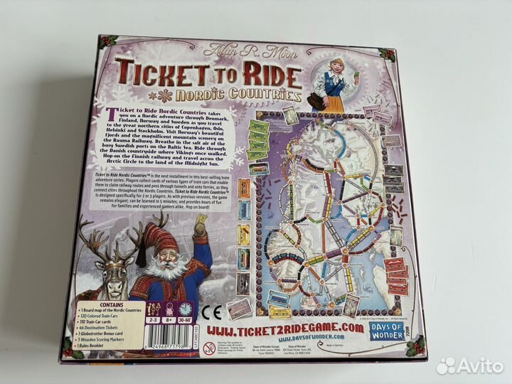 Настольная игра Ticket to Ride 2012год