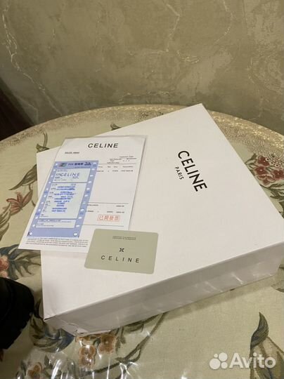 Ботинки ботильоны кожаные Celine женские