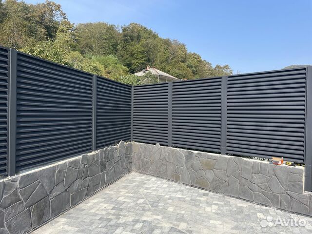 Забор жалюзи