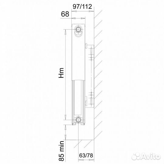 Стальной панельный радиатор отопления Лемакс С21/5