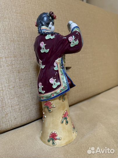 Винтажная фигурка китаянки