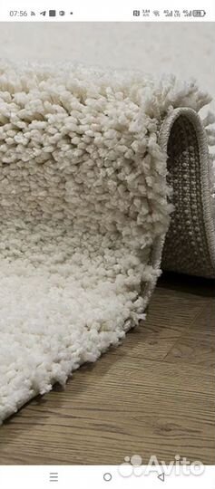 Ковер с длинным ворсом бежевый 2 * 2,5