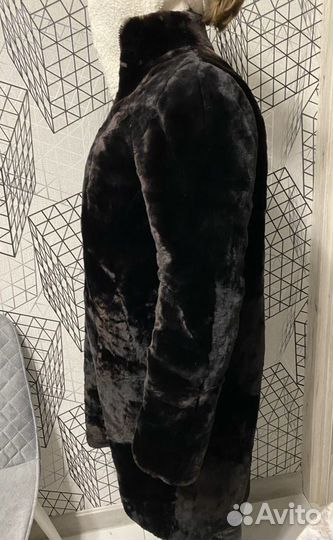 Шуба мутоновая натуральная