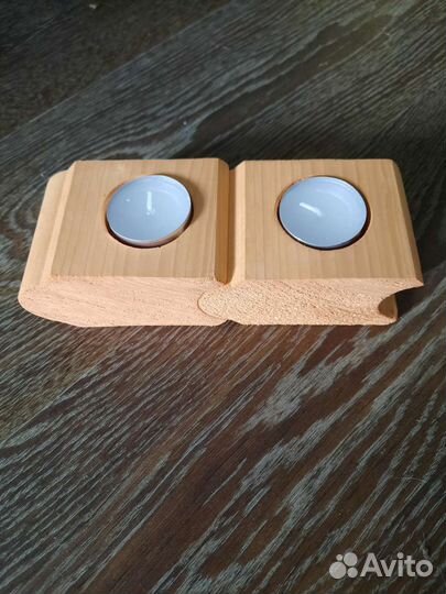 Подсвечник из дерева