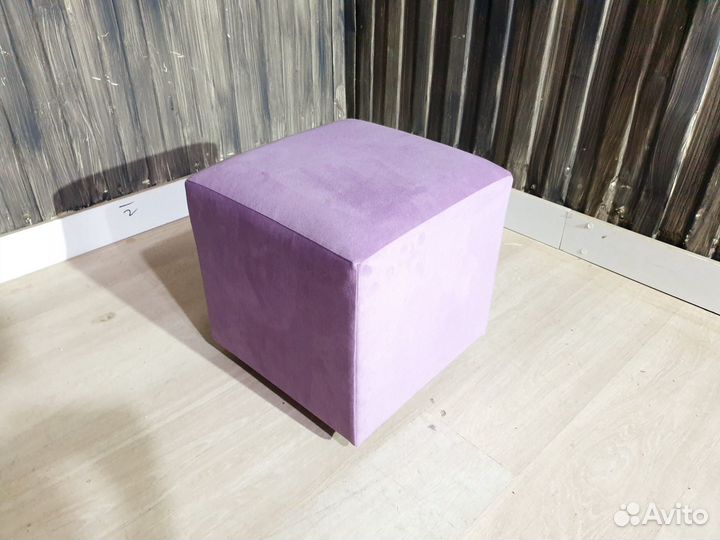 Пуф пуфик Ткань Сиреневый