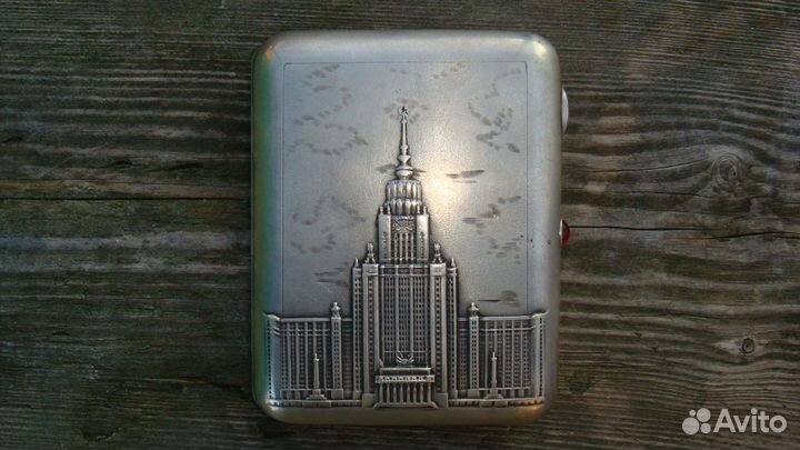 Портсигар мгу серебро