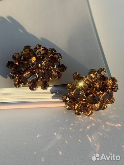 Винтажные клипсы Weiss