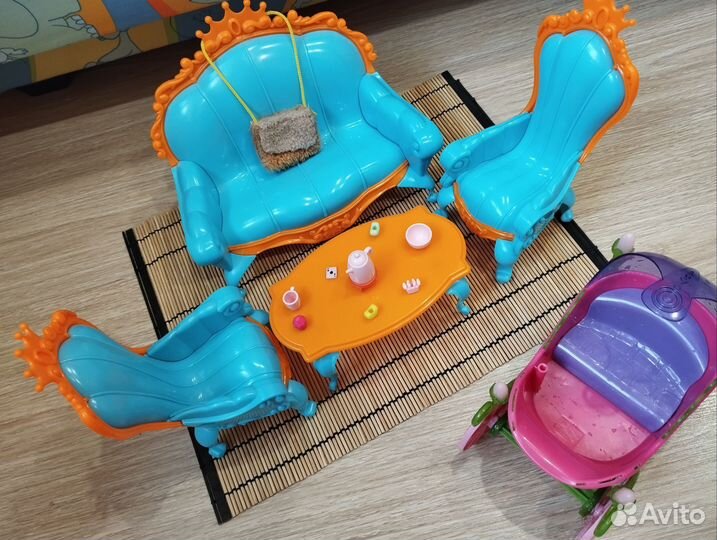 Мебель для принцессы + Карета