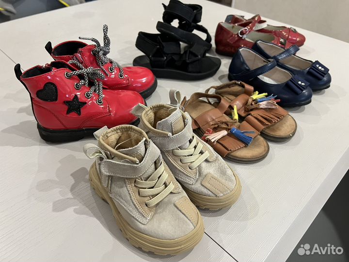 Детская обувь для девочек размеры разные