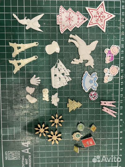 Фурнитура и мелочи для скрапбукинга и творчества