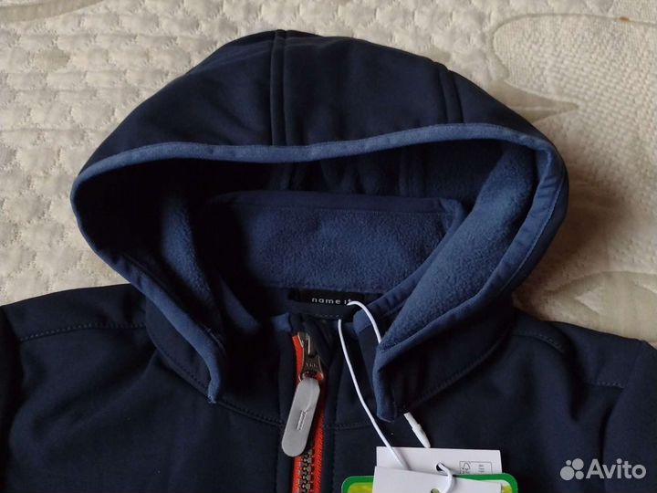 Новая куртка 110 name IT Softshell мальчика синяя