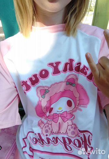 Футболка с Melody y2k hello kitty