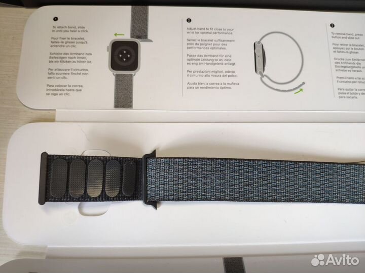 Ремешок для часов Apple 42mm Black Nike Sport Loop