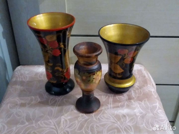 Вазы и тарелки разные