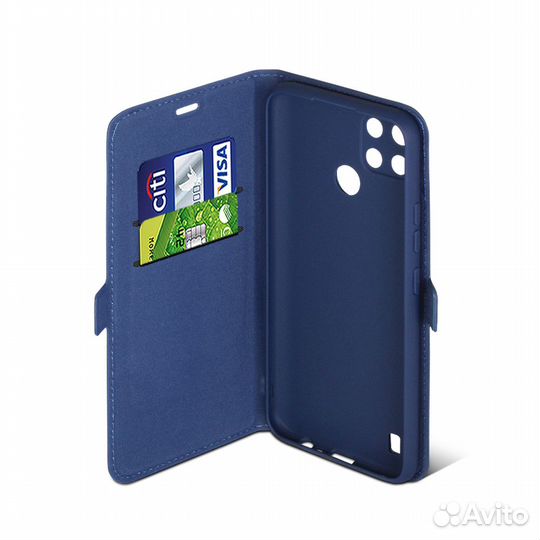 Чехол с флипом для Realme C21Y DF rmFlip-21 (blue)