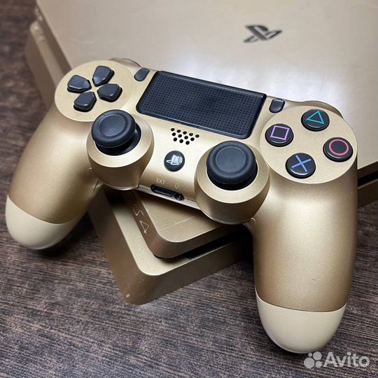 40 игр + PlayStation 4 Slim Gold 500gb PS4 PS