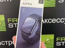 Ремешок Uniq Aspen для Apple Watch 38/40/41 синий
