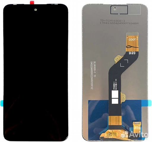 Дисплей для Infinix Hot 12i Черный