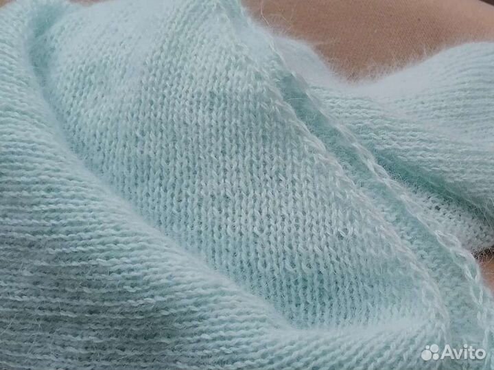 Платок, бактус, шаль, палантин, hand made, tiffani