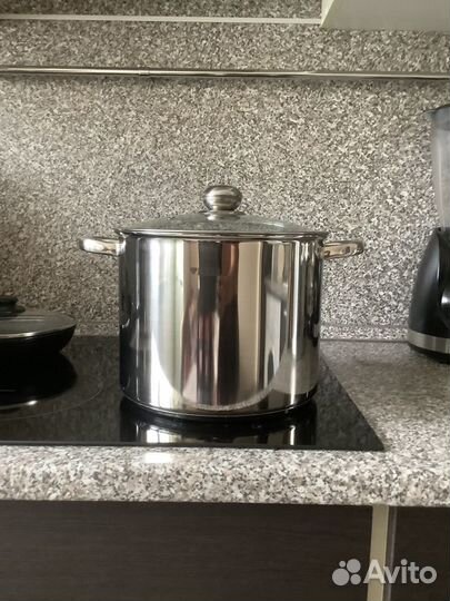 Кастрюля 12-15 литров нержавейка сталь металл
