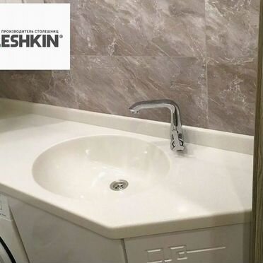 Столешница из искусственного камня для ванной GST