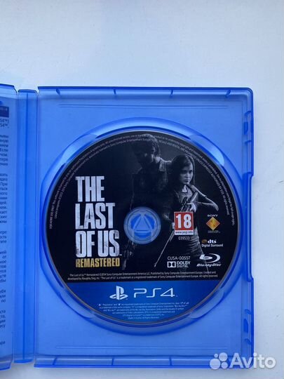Диск The last of us ps4 обновлённая версия