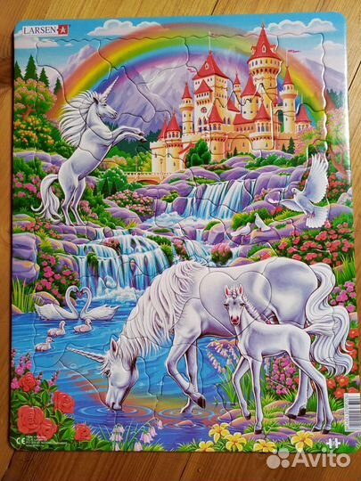 Пазлы для девочек djeco, larsen