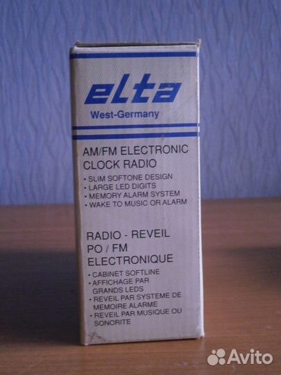 Часы-радио с будильником Elta 4201, Германия