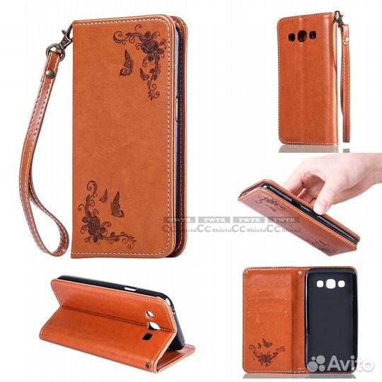 Чехол-книжка на samsung Galaxy A3 SM-A300F (Новый)