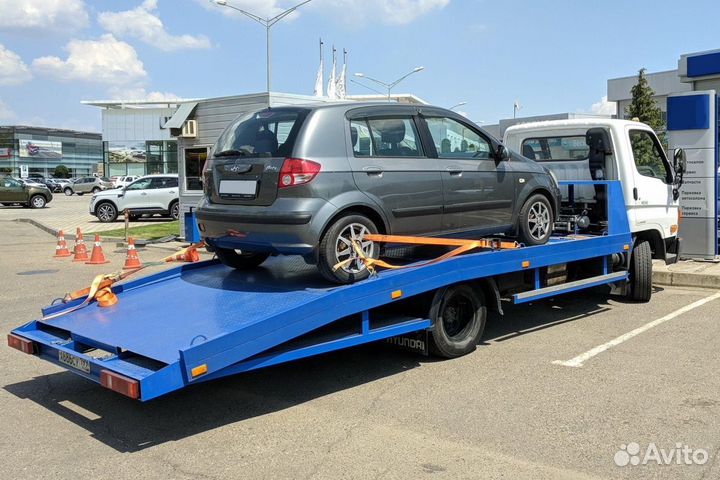 Эвакуаторная платформа сдвижная и ломанного типа