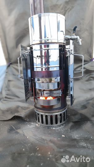 Мобильная баня палатка с печью доставка