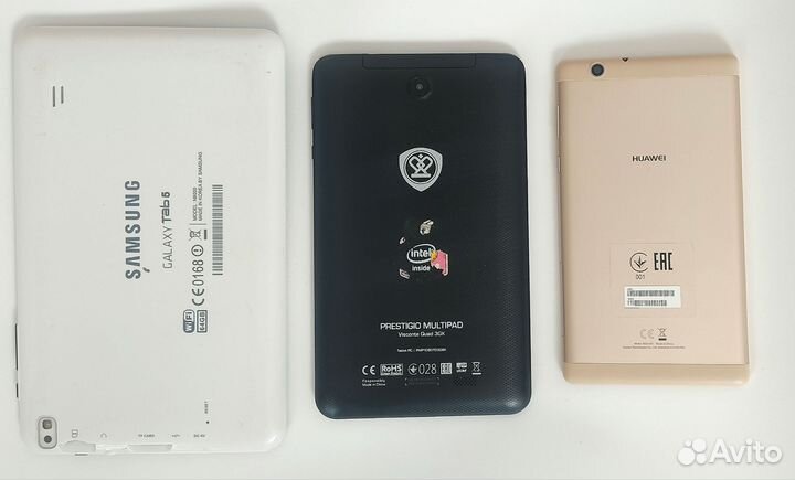 Планшеты Huawei, Samsung, Prestigio